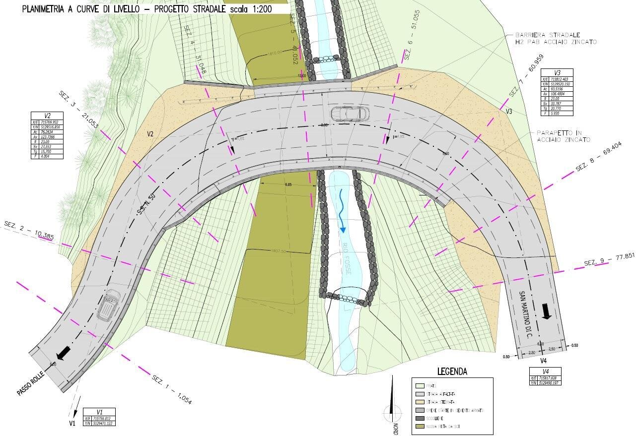 Public Image Comunicati 2023 Ponte Rio Fosse Planimetria