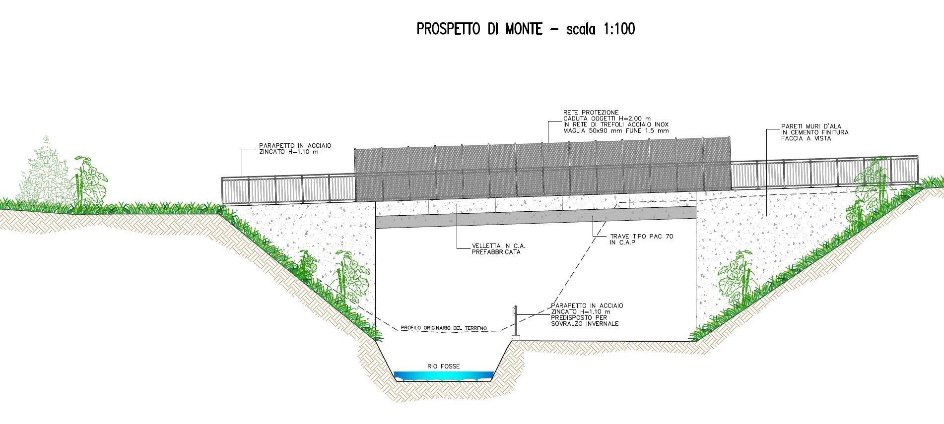 Public Image Comunicati 2023 Ponte Rio Fosse Prospetto Monte