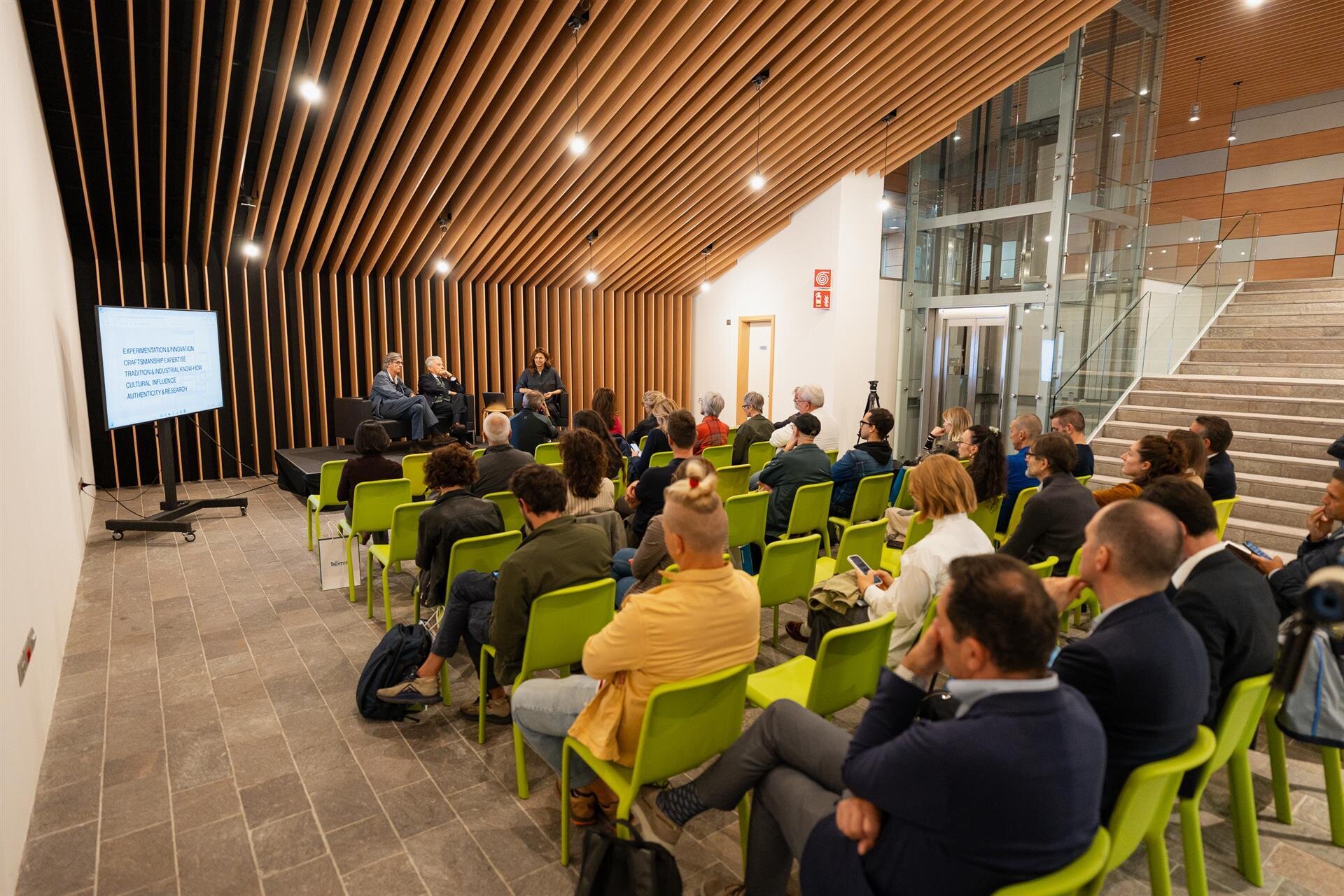 Public Image Comunicati 2025 Legno Trentino 4 Paolo Baldessari Aldo Colonetti Brbara Lehmann