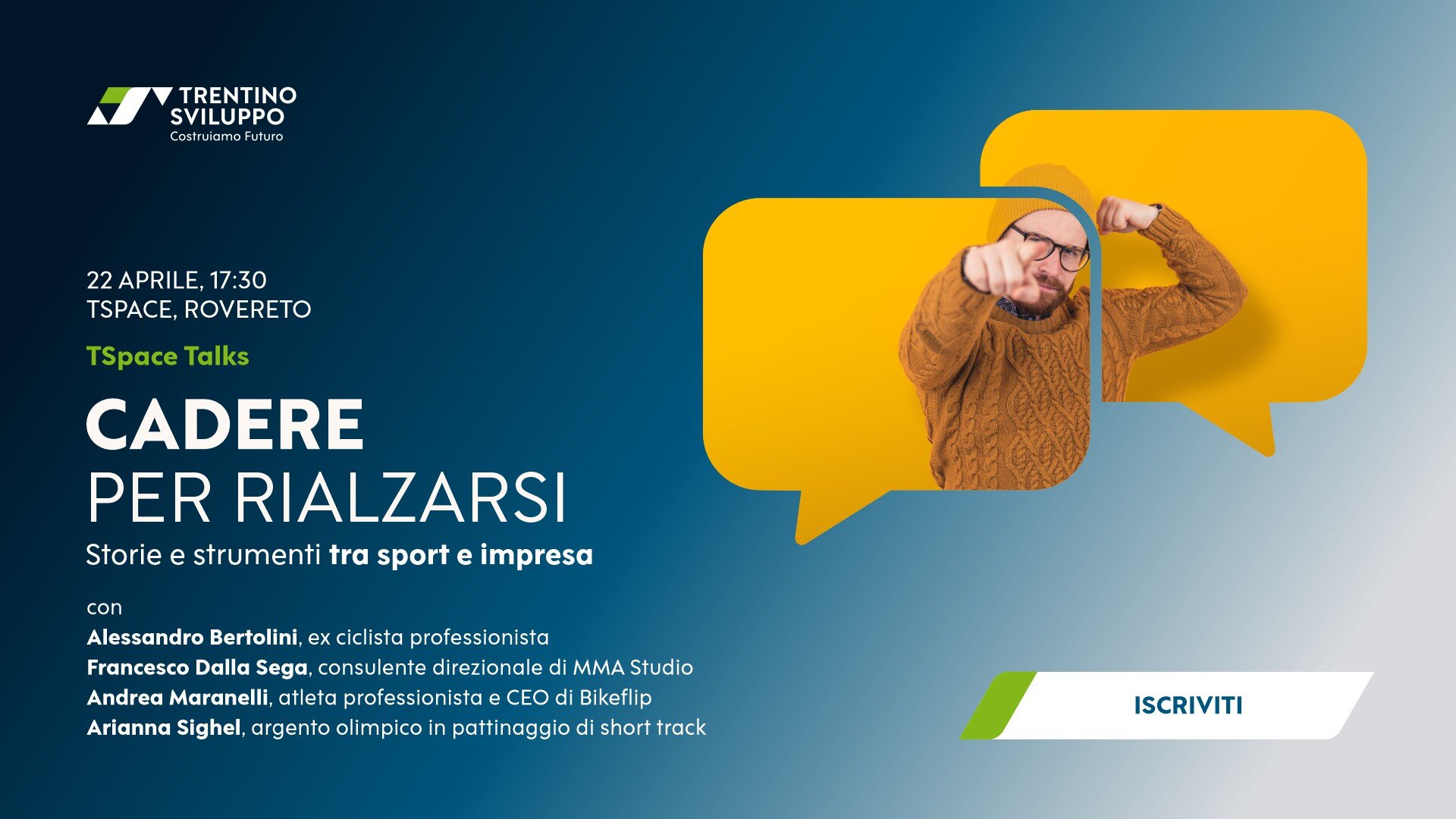 Tspace Talks Cadere Per Rialzarsi