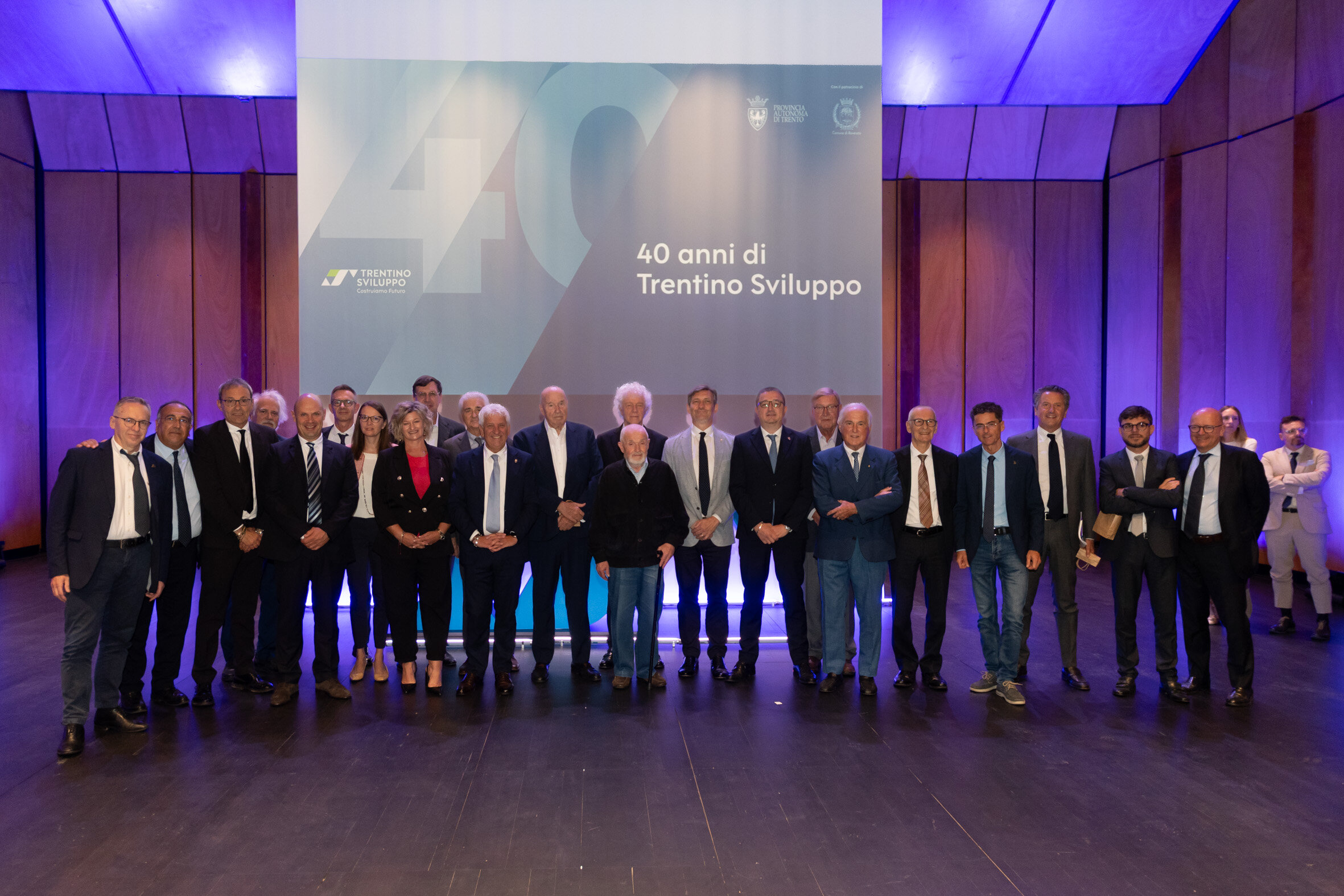 Evento 40 Anni Di Trentino Sviluppo Presidenti Cda E Management Attuali E Storici