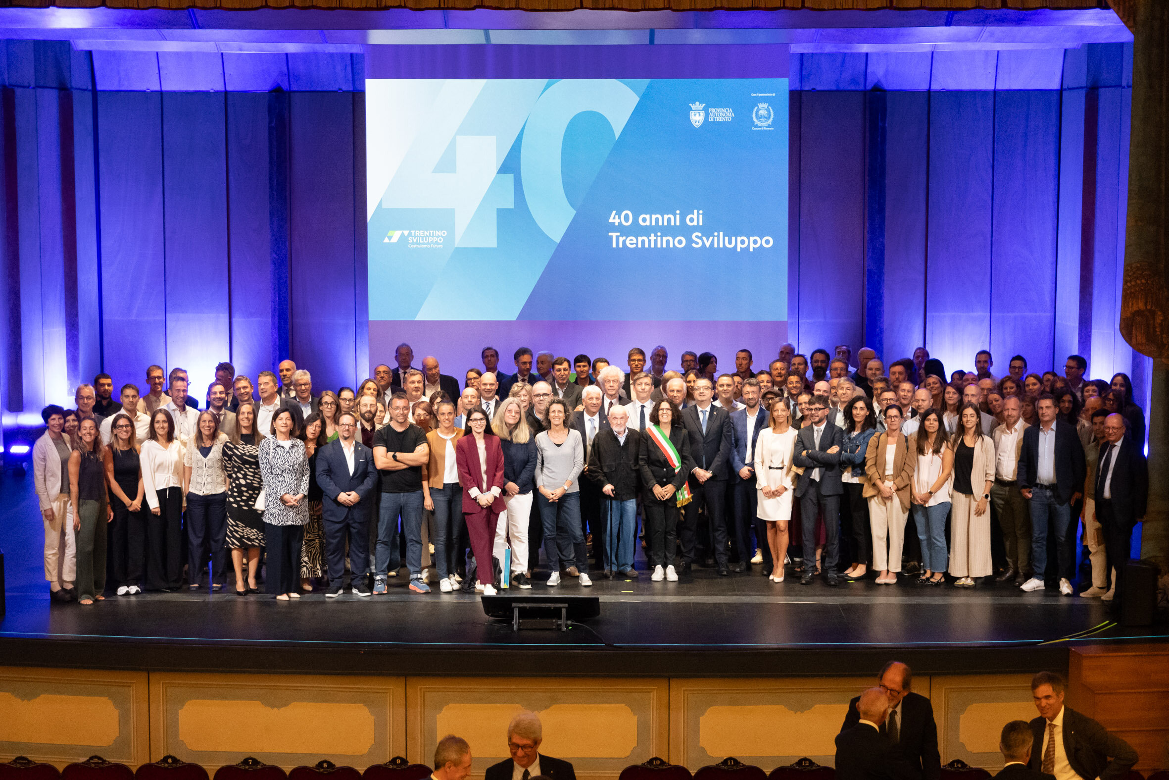 Evento 40 Anni Di Trentino Sviluppo Team